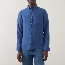 Logo Garment-Dyed Shirt