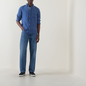 Logo Garment-Dyed Shirt