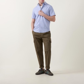 Logo Micro Print Shirt