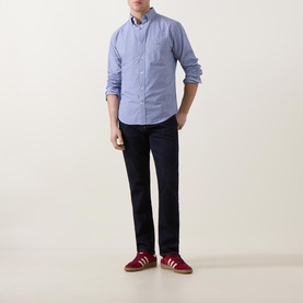 Shield Logo Gingham Casual Shirt