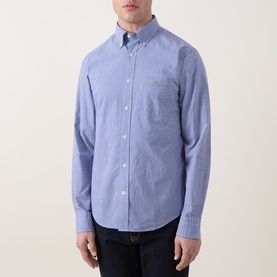 Shield Logo Gingham Casual Shirt