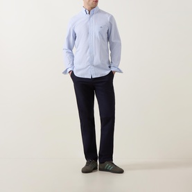 Shield Logo Gingham Print Shirt