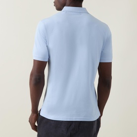 Logo Contrast Collar Polo Shirt