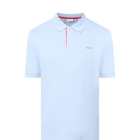 Logo Contrast Collar Polo Shirt