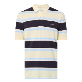 Logo Striped Polo Shirt