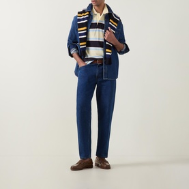 Logo Striped Polo Shirt