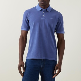 Sunfaded Logo Polo Shirt