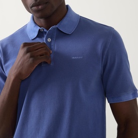 Sunfaded Logo Polo Shirt