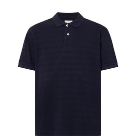 Logo Tonal Stripe Polo Shirt