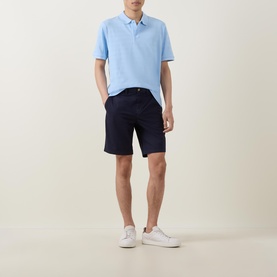 Logo Tonal Stripe Polo Shirt