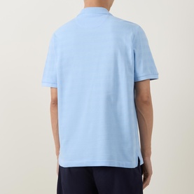 Logo Tonal Stripe Polo Shirt