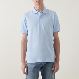 Tonal Tipped Logo Polo Shirt