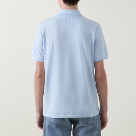 Tonal Tipped Logo Polo Shirt
