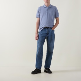 Tonal Tipped Logo Polo Shirt