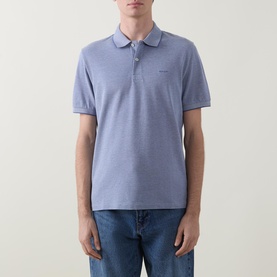 Tonal Tipped Logo Polo Shirt