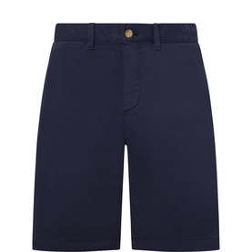 Logo Sunfaded Chino Shorts