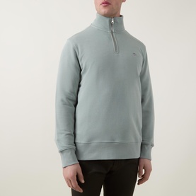 Shield Logo Half Zip Sweatshirt