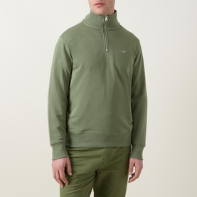 Shield Logo Half-Zip Sweatshirt