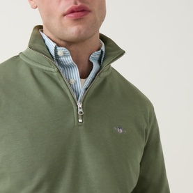 Shield Logo Half-Zip Sweatshirt