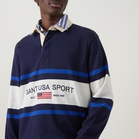 Striped Logo Rugby Shirt