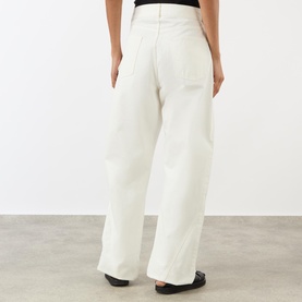 Twisted Workwear Barrel Leg Jeans