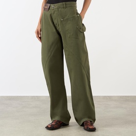 Twisted Workwear Barrel Leg Jeans