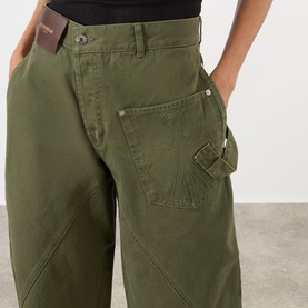 Twisted Workwear Barrel Leg Jeans