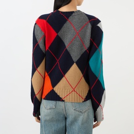 Argyle Knit Sweater
