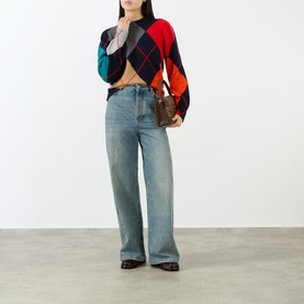 Argyle Knit Sweater