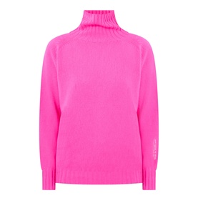 Logo Knit Turtleneck Sweater
