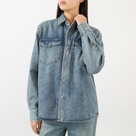 Logo Denim Shirt