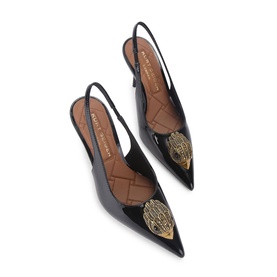 Large Eagle Slingback Heels