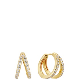 Mosaic Hoop Earrings