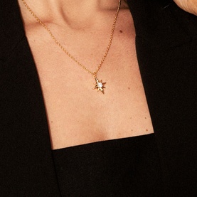 Star Drop Necklace