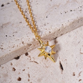 Star Drop Necklace