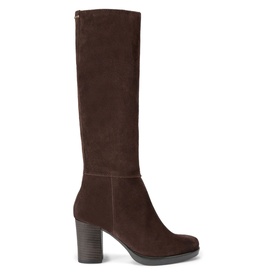 Silver Knee High Boots