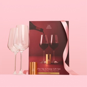 The Sip & Keep Gift Set Gold
