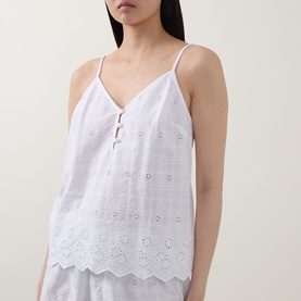 Broderie Anglaise Cami & Shorts Pyjama Set