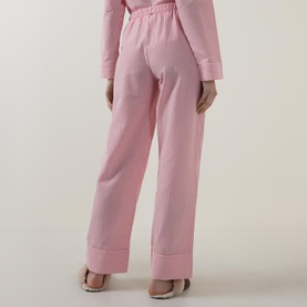 Striped Seersucker Logo Pyjama Bottoms