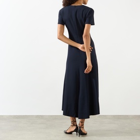 Gathered T-Shirt Dress
