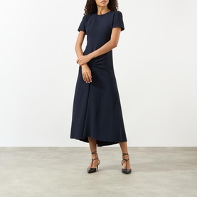 Gathered T-Shirt Dress