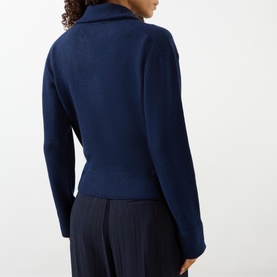 Half-Zip Fine Knit Sweater