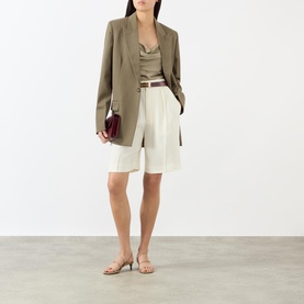 Tailored Straight Leg Shorts