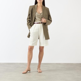 Tailored Straight Leg Shorts