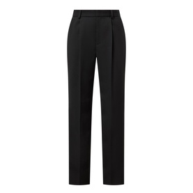 High-Rise Tailored Straight Leg Trousers