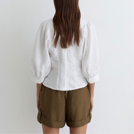Evie Linen Blouse