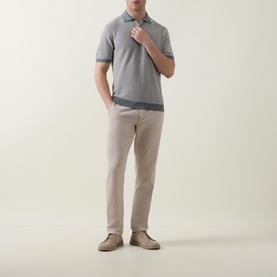 Micro Jacquard Polo Shirt
