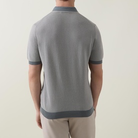 Micro Jacquard Polo Shirt