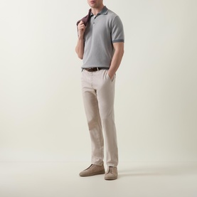 Micro Jacquard Polo Shirt