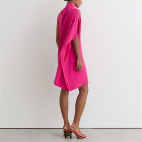 Ellery Draped Mini One-Shoulder Dress